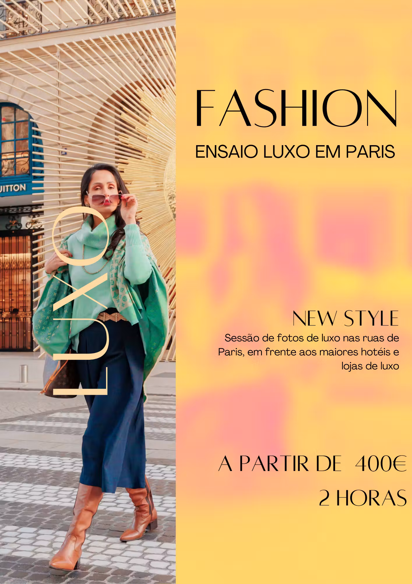 Solo & portrait, photoshoot in Paris