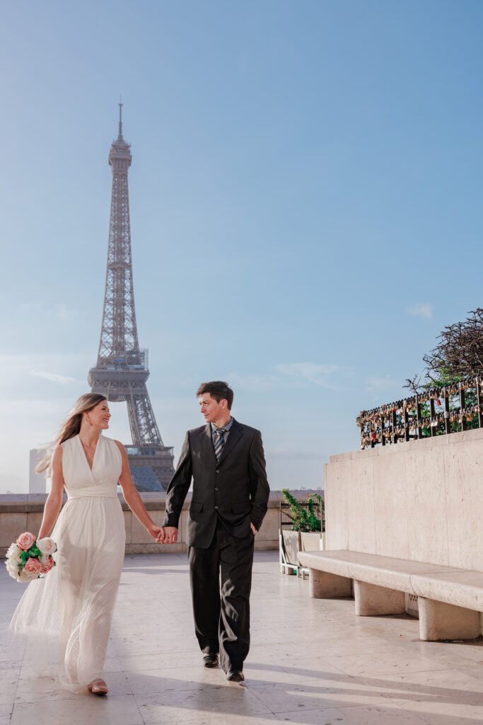 Vow renewal, photoshoot in Paris