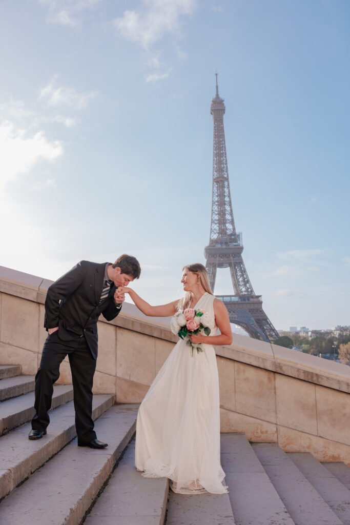Vow renewal, photoshoot in Paris